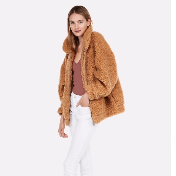 cozy teddy jacket express